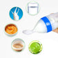 LuvLap Feeding Spoon with Squeezy food Grade Silicone Feeder bottle, 90ml, Blue