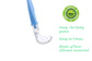 Chic Buddy Soft tip Silicon Spoons for Baby Feeding, First Stage Spoons for Babies (Green and Blue) Pack of 2